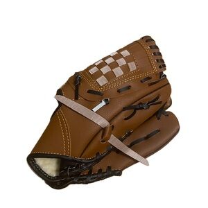 Right Handed Glove 10.5” Tan Black Stitching Baseball Kids